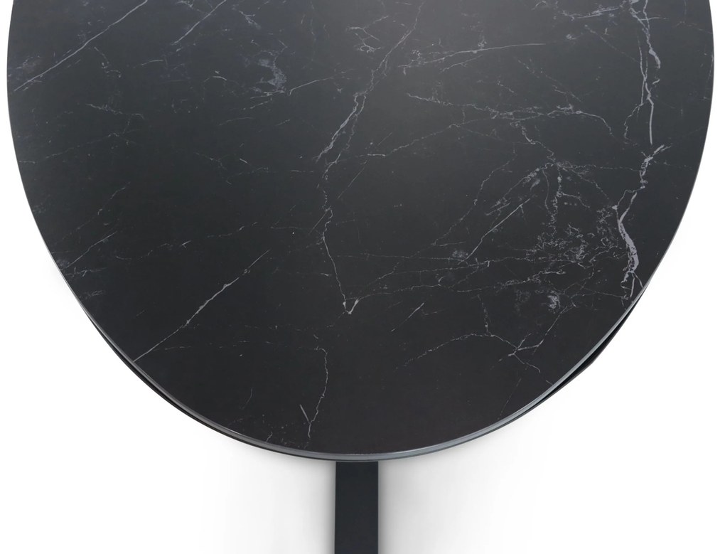 Dining Tuintafel ovaal 240 x 120 cm Aluminium/Ceramic stone Zwart Cervola