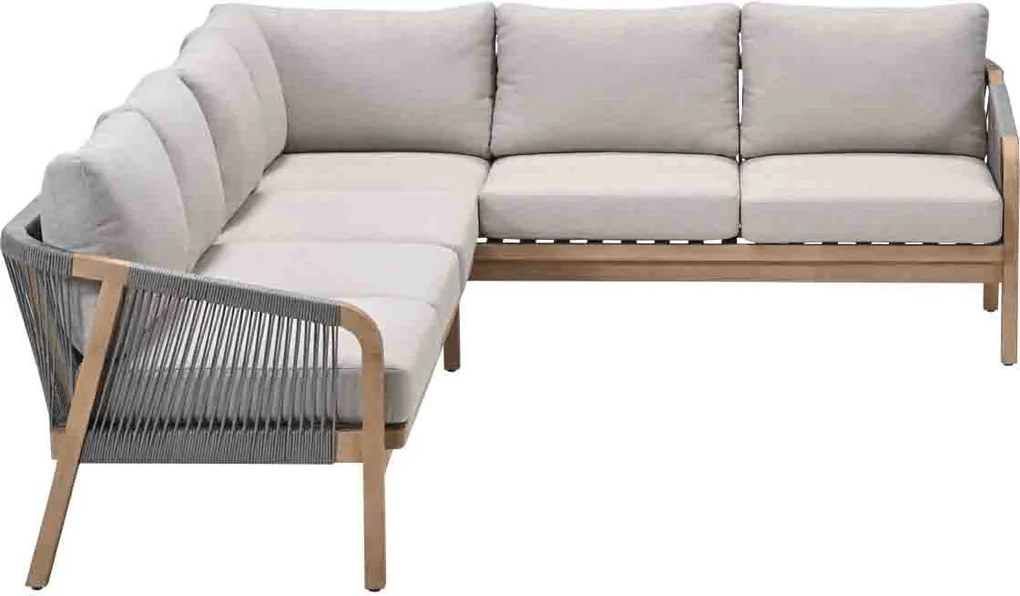 Garden Impressions Alora lounge dining set 2-delig rechts - grey sand