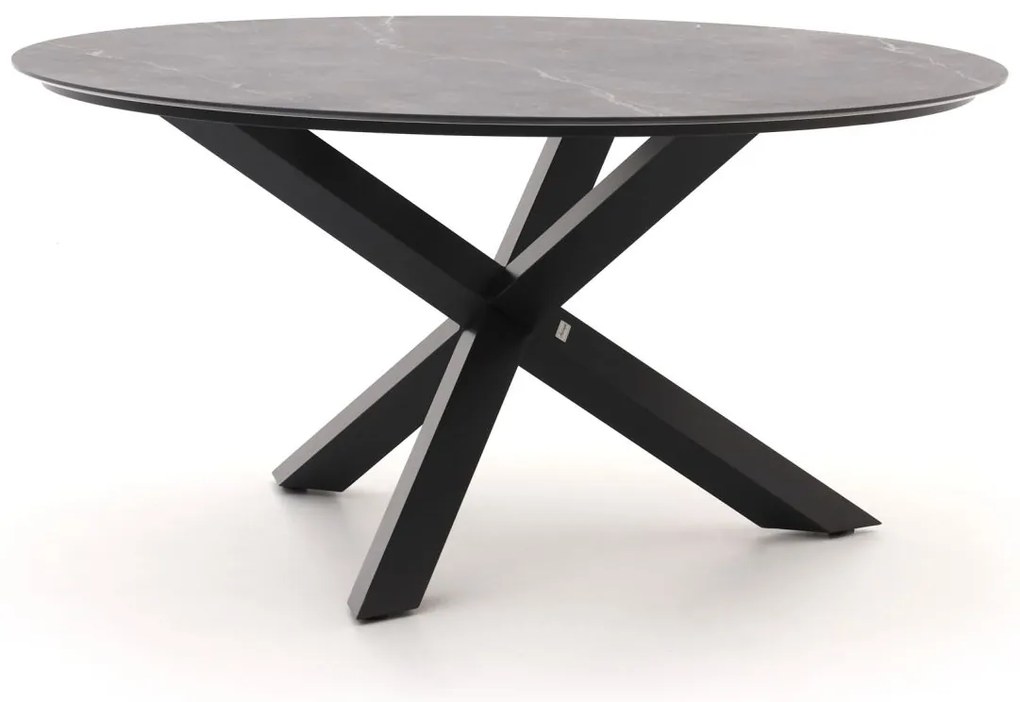Tuin eettafel Bellagio  | Rond  | Tuintafel Sintered stone | Ø150cm | 6 personen | Kees Smit Tuinmeubelen
