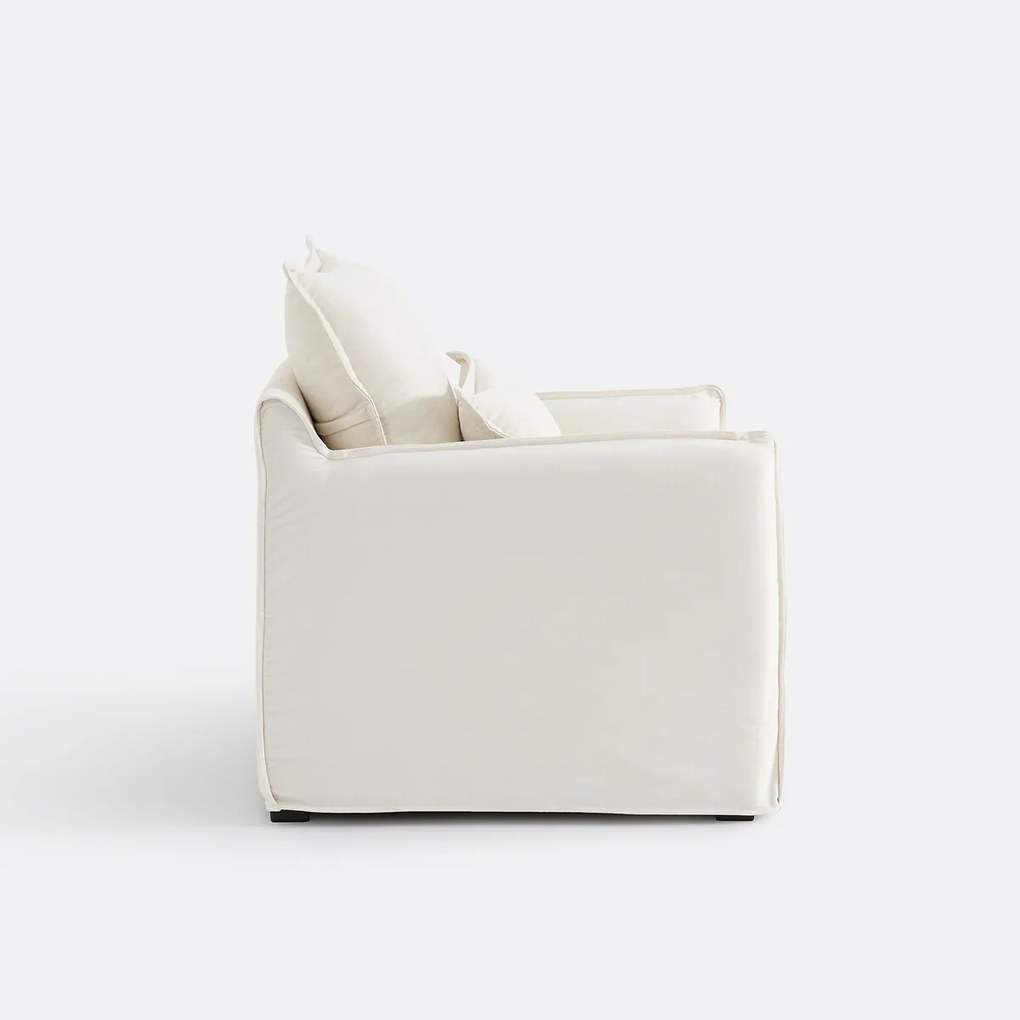 Fauteuil, afneembare hoes, in gemêleerd polyester, ODNA