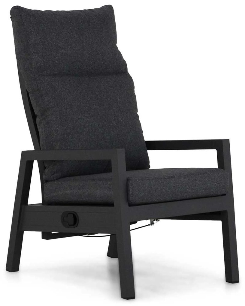 Verstelbare Tuinstoel Aluminium Grijs-antraciet Lifestyle Garden Furniture Venice