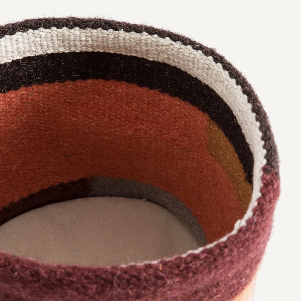 Set van 2 kleine kelim manden, Kanta