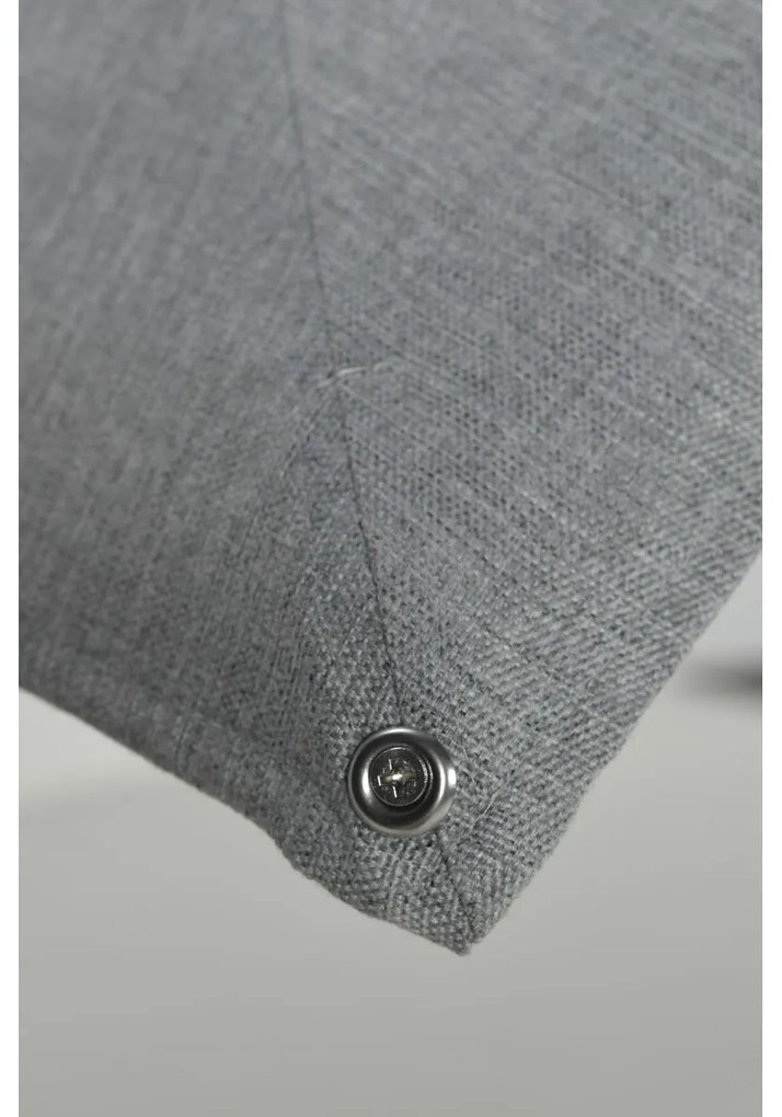 Garden Impressions Hawaii Big Pole zweefparasol 350x350 cm - donker grijs frame - licht grijs doek