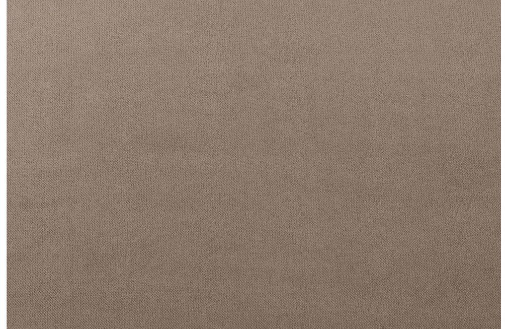 Goossens Bank Suite bruin, stof, 2-zits, elegant chic met ligelement rechts