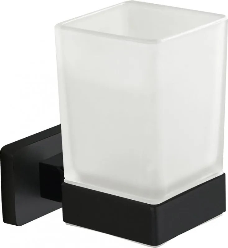 Mexen Asis tandenborstelhouder, zwart - 7017638-70