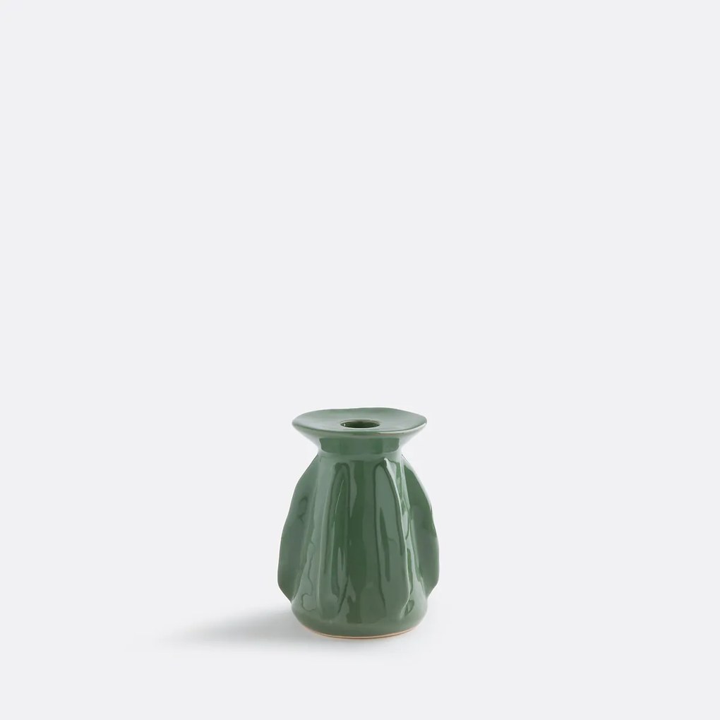 Keramische kandelaar H12 cm Ilia
