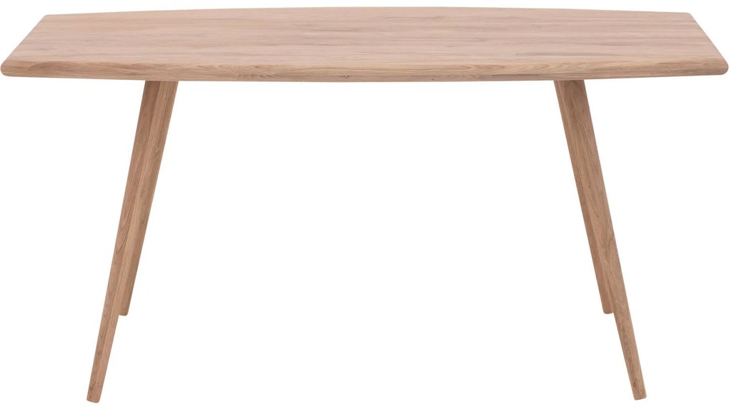 Goossens Eettafel Bjarte, Semi ovaal 180 x 90 cm