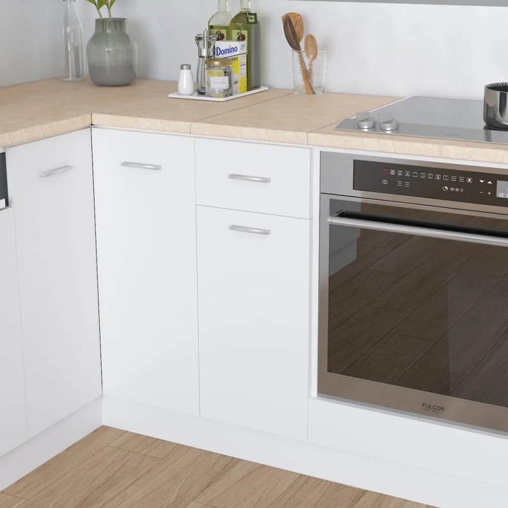 vidaXL Aanrechtblad 30x60x2,8 cm spaanplaat beige met marmertextuur