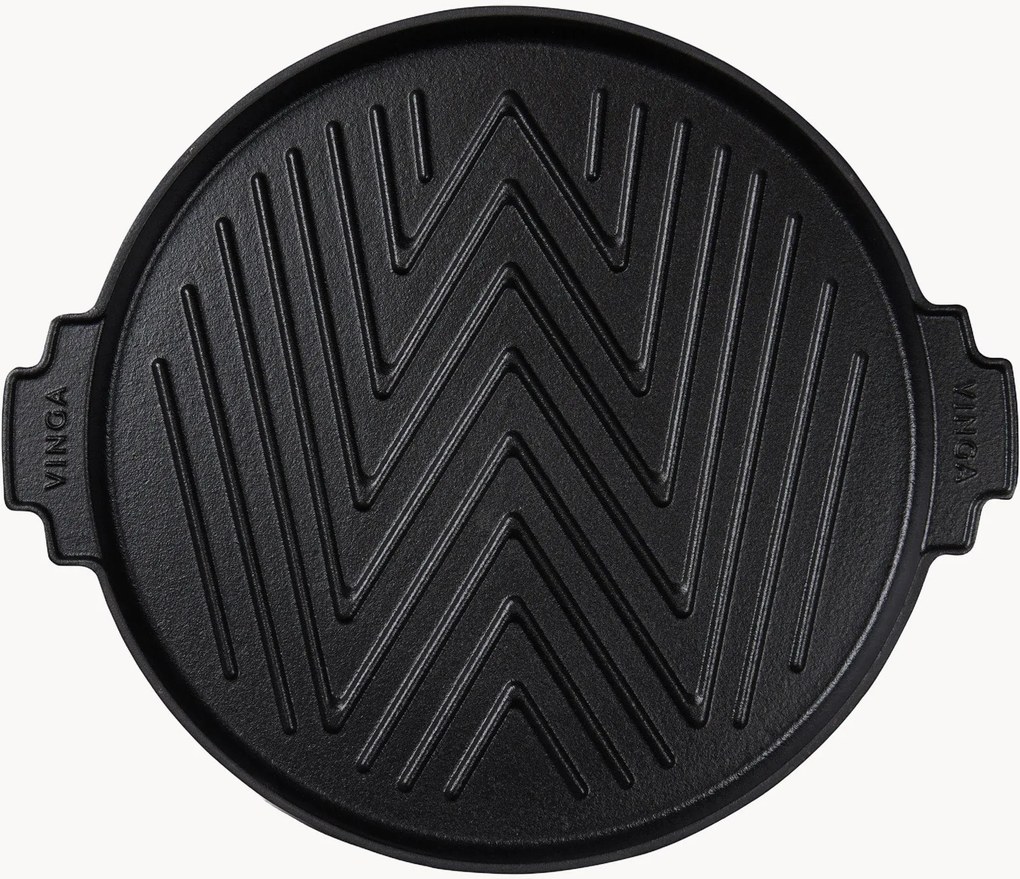 Grillplaat Monte Ardoise van gietijzer