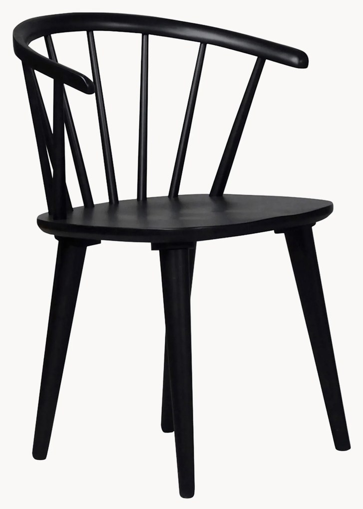 Houten eetstoelen Carmen van rubberhout, 2-delig