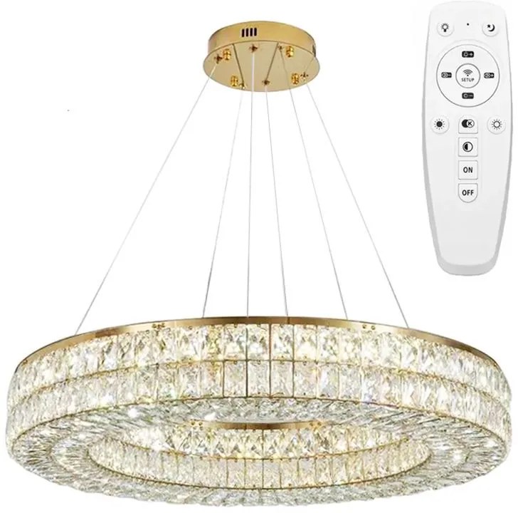 Hanglamp LED APP1568-CP Gold 60cm