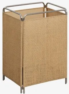 Opvouwbare Wasmand Van Roestvrij Staal En Jute Daremi Jute - Sklum