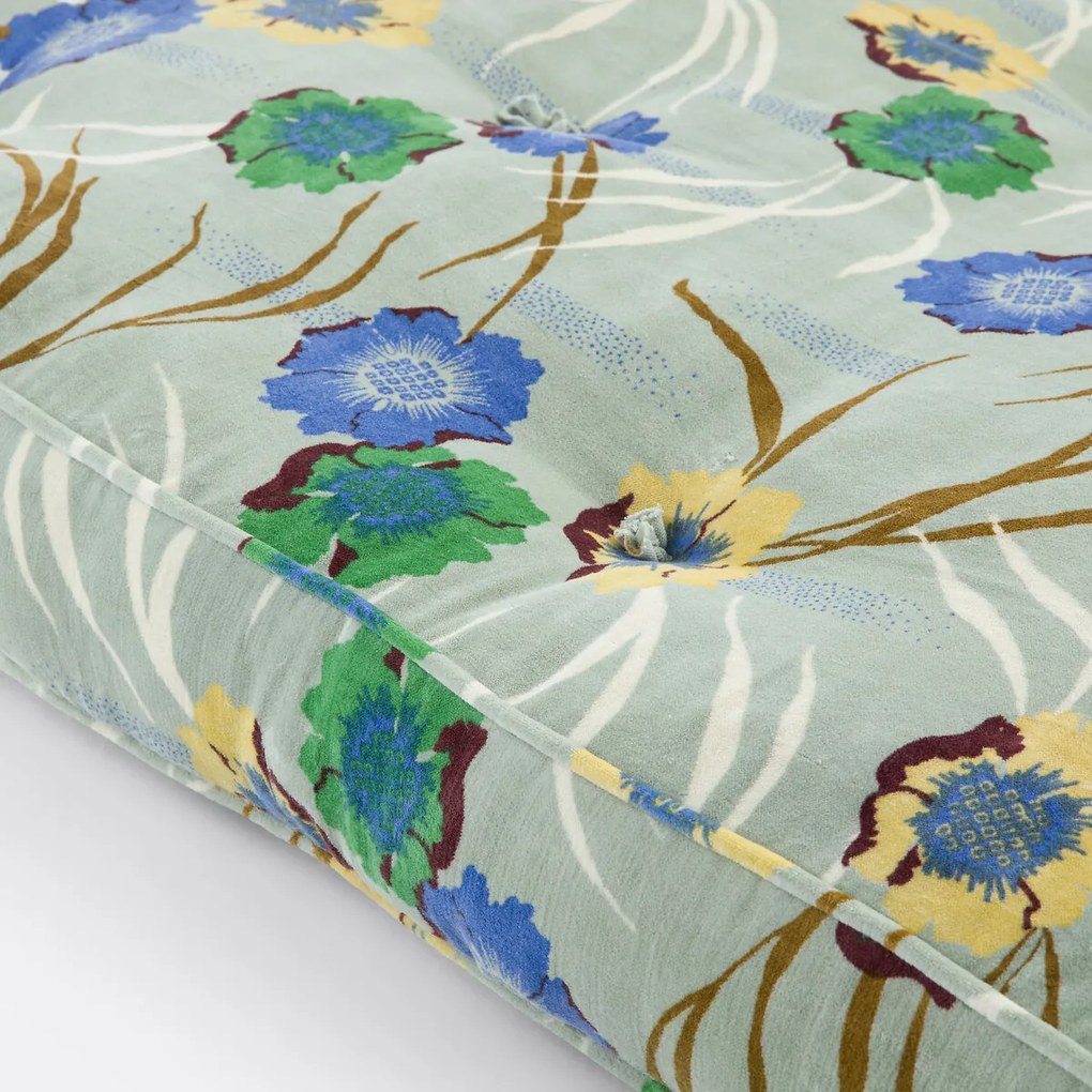 Vloermatras 60x120cm, bedrukt katoenen velours, MOWAN