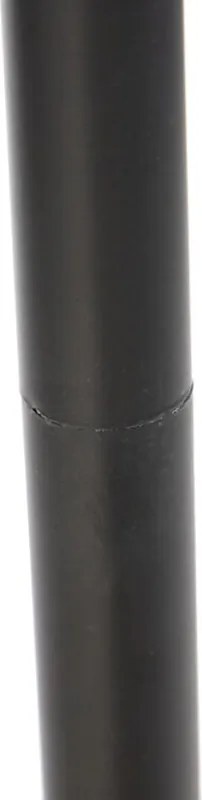 Vloerlamp zwart met kap pauw rood 40 cm - Classico