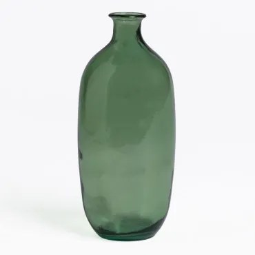 Fles In Gerecycled Glas Lumas Groen – Kool - Sklum