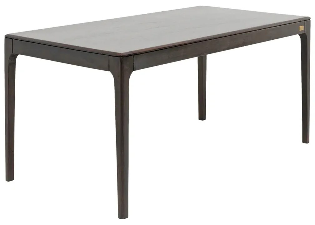 Retro Eettafel Donker Hout 160x80 Cm - 160 X 80cm.