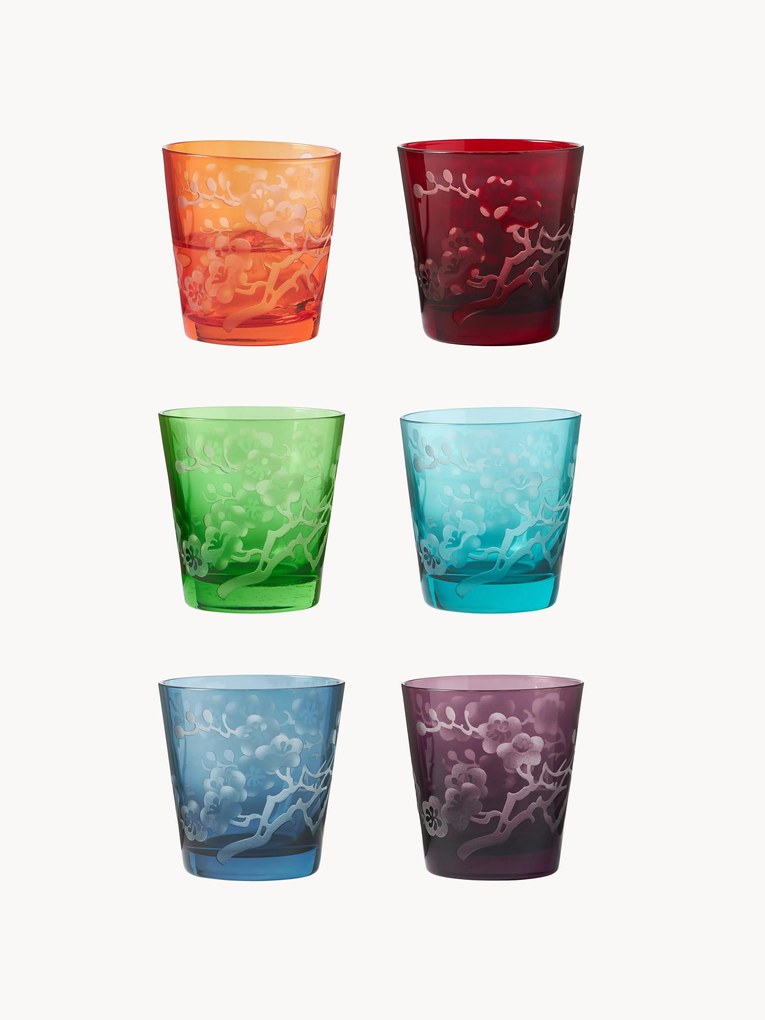 Tumblers Blossom, 6-delig