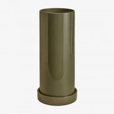 Ceramische Paraplubak Isabeau Groen – Intens Olijf - Sklum