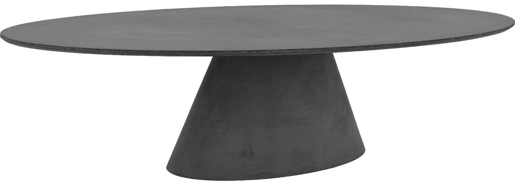 Goossens Eettafel Stone, Ovaal 300 x 120 cm