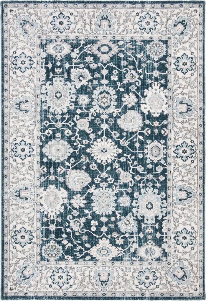 Safavieh | Vintage vloerkleed Isa Traditioneel 90 x 150 cm grijs, blauw vloerkleden polypropyleen vloerkleden & woontextiel vloerkleden