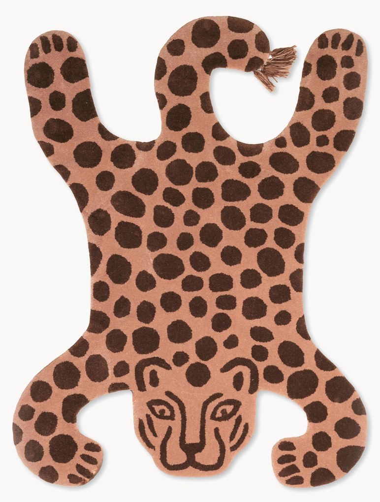 Handgetuft wollen vloerkleed Safari