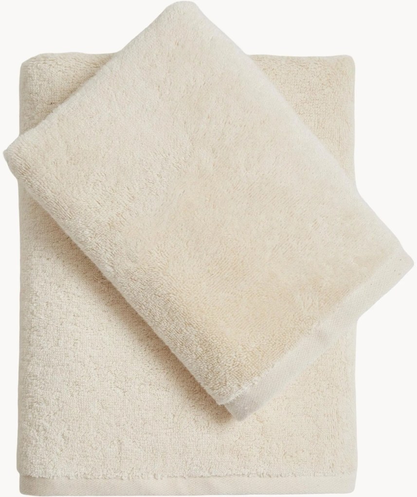 Katoenen handdoekenset Shizen Supersoft, 2-delig