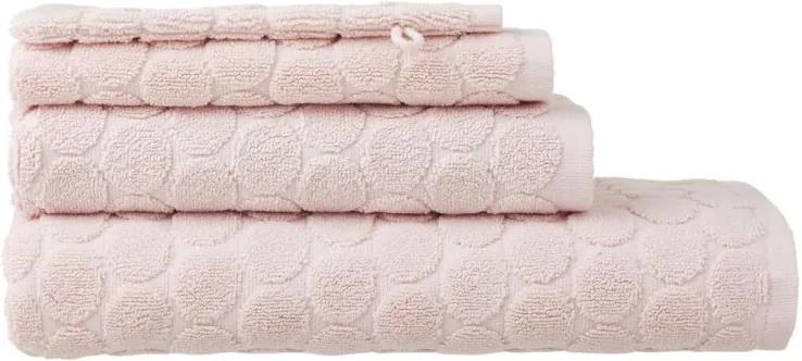 Handdoeken - Zware Kwaliteit - Gestipt Roze (roze)