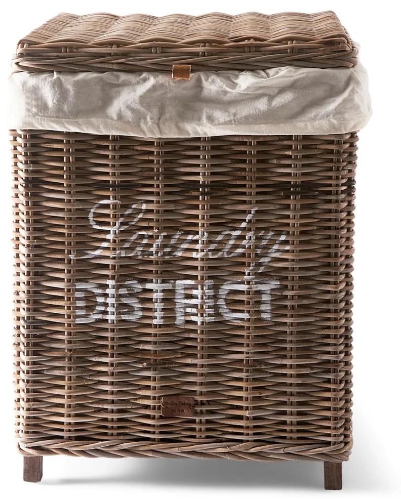 Rivièra Maison - Rustic Rattan Laundry District Basket - Kleur: naturel