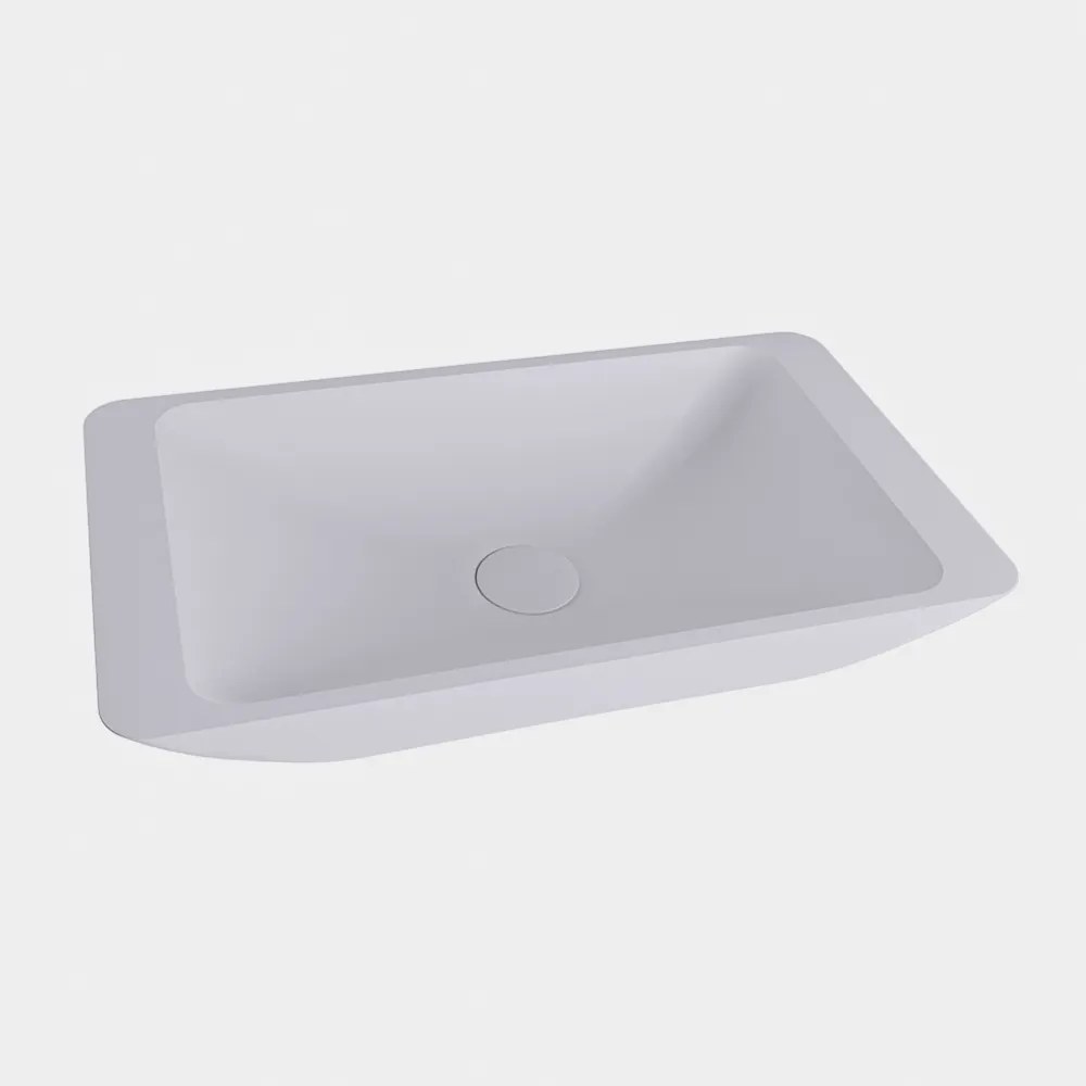 Mondiaz Topi Solid Surface waskom 60x35cm cale