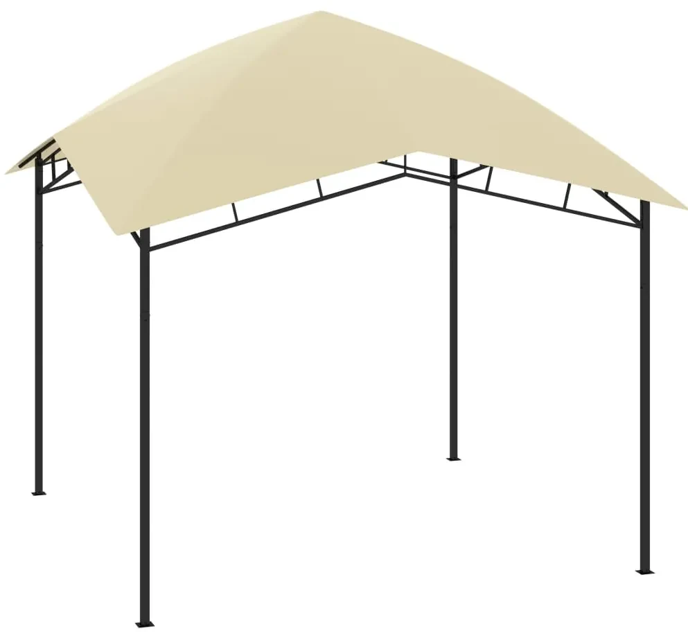vidaXL Tuinprieel 180 g/m² 3x3x2,9 m crème