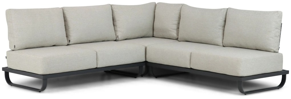 Hoek loungeset 5 personen Aluminium Grijs  Lifestyle Garden Furniture Venice