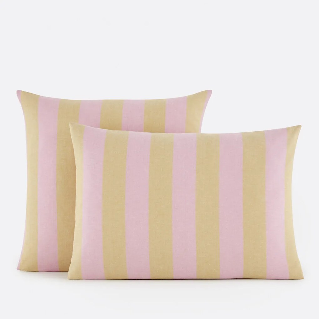 Katoenen kussensloop, Tamori amber/mauve