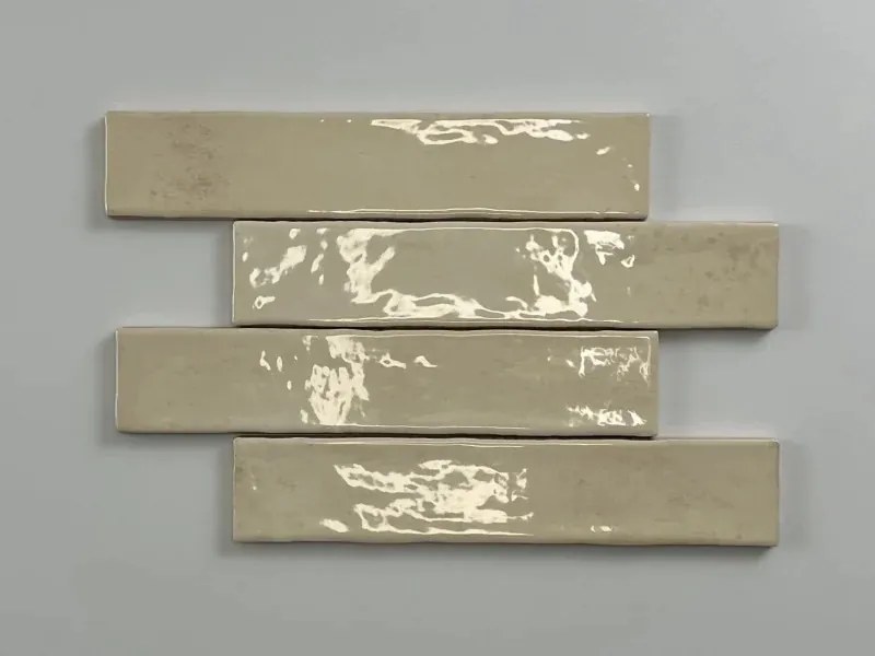 Jabo Kalon wandtegel ivoor 5x25cm glans