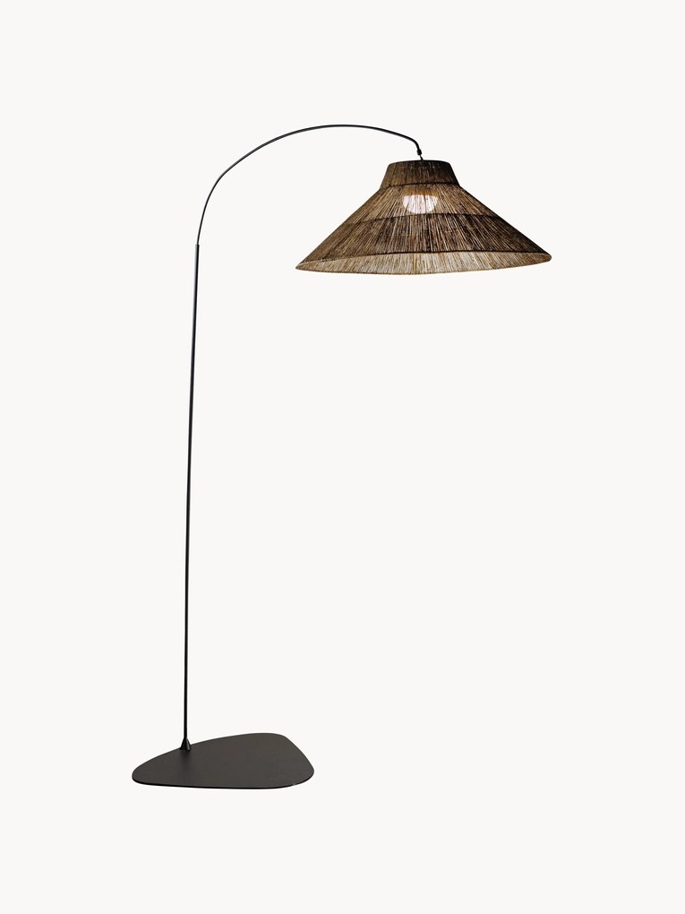 Handgemaakte LED-vloerlamp Niza met afstandsbediening, dimbaar
