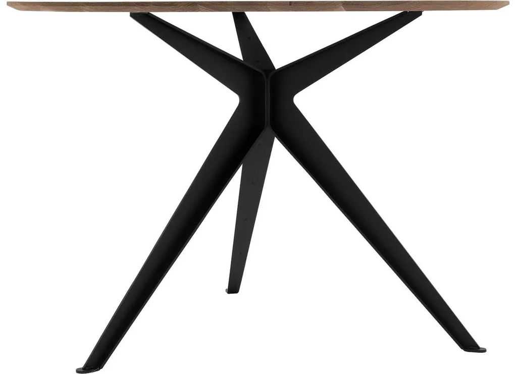 Goossens Excellent Eettafel Kopenhagen, Rond 110 x 110 cm