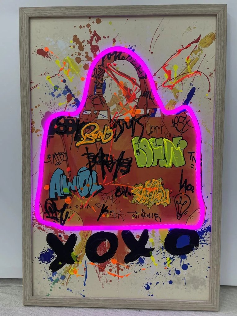 Neon Art Purse