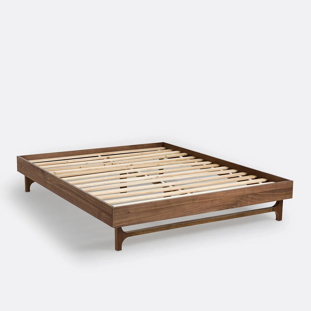 Vintage bed met lattenbodem, Larsen