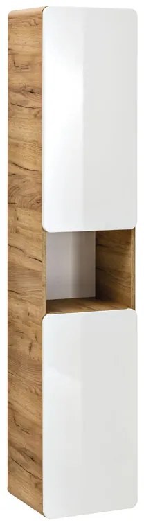 Comad Aruba White 800 FSC kolomkast 170x35cm eiken/wit