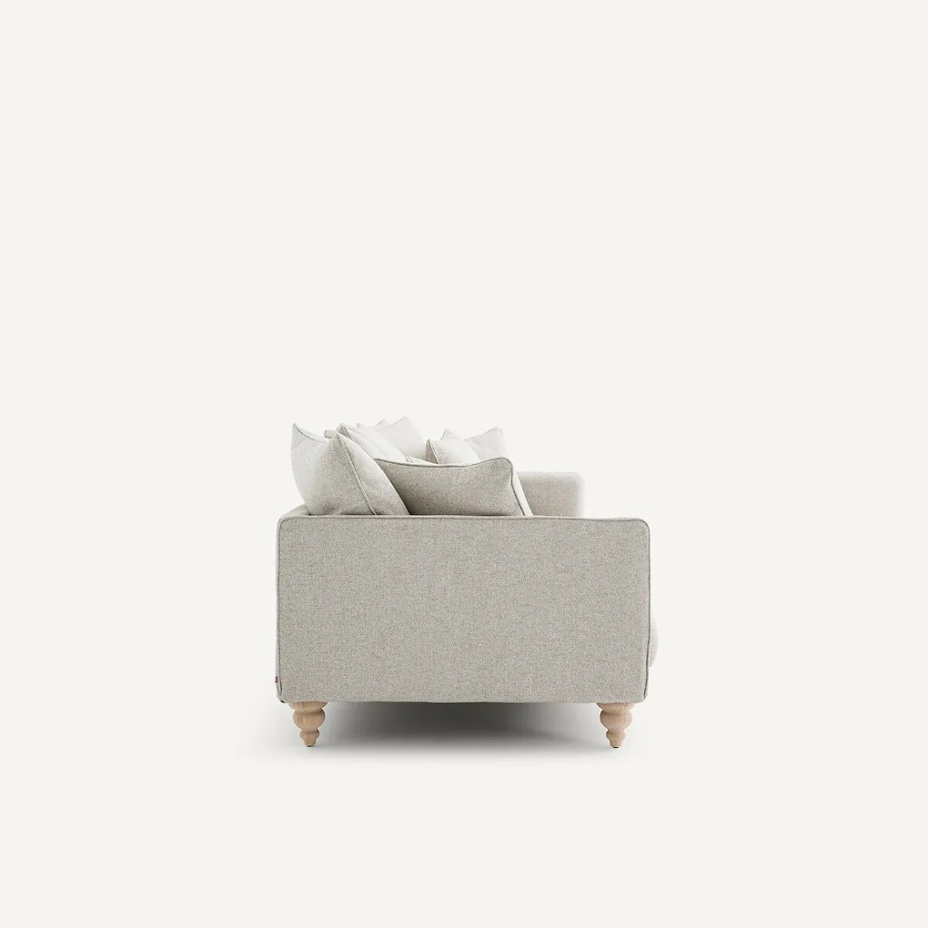 Bank van gestructureerd viscose en linnen, LAZARE