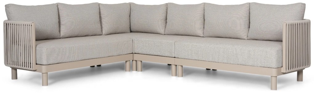 Hoek loungeset 6 personen Rope Zand/Beige Lifestyle Garden Furniture Solento