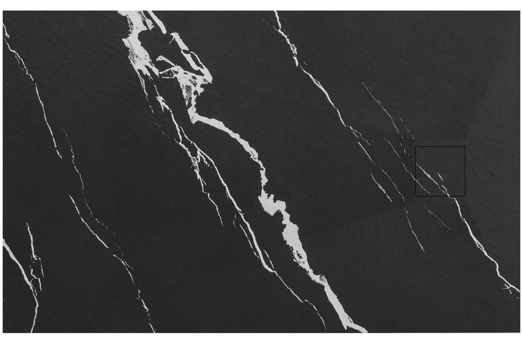 Douchebak Rea Magnum CARRARA BLACK 80x100