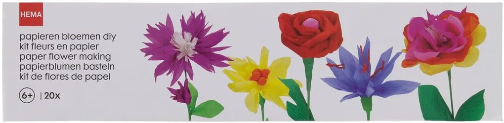 HEMA Papieren Bloemen Knutselset