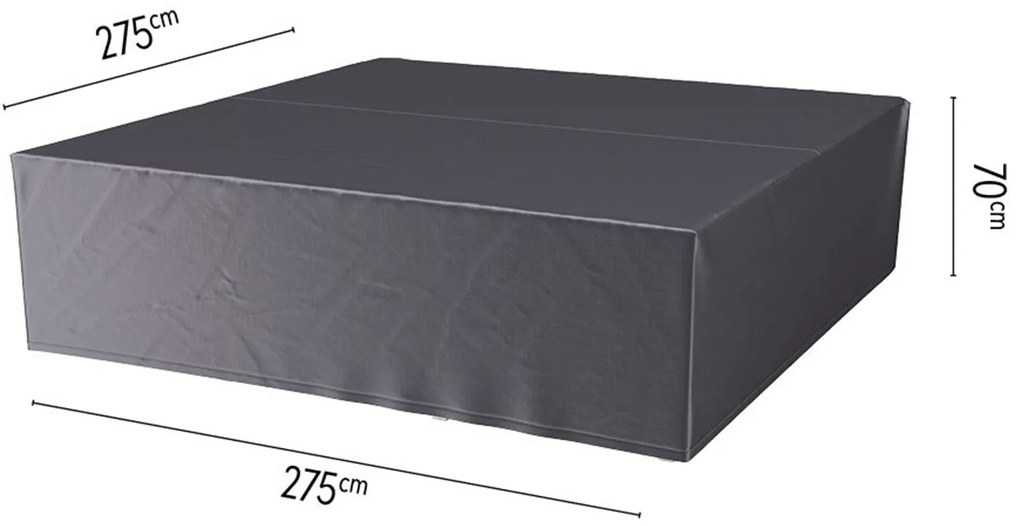 Platinum Aerocover loungesethoes 275x275x70 cm.