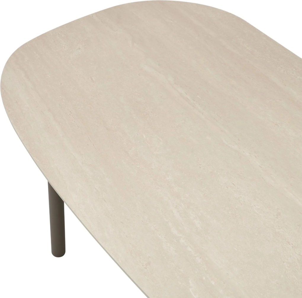 Tuinset 6 personen 240 cm Aluminium Taupe Apple Bee Pine