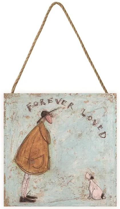 Sam Toft - Forever Loved Schilderij op hout, (20 x 20 cm)
