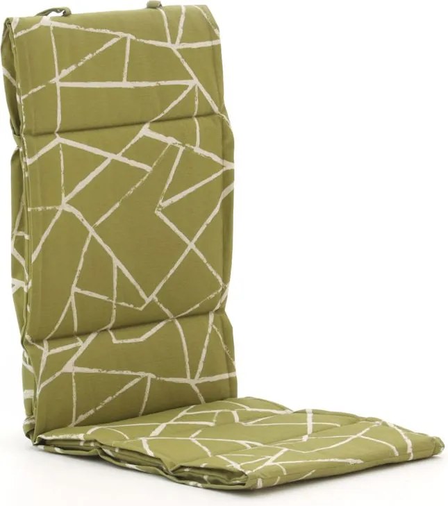 Dunne tuinkussen | Groen  | Katoen/Polyester | Madison | 125x50cm | Kees Smit Tuinmeubelen