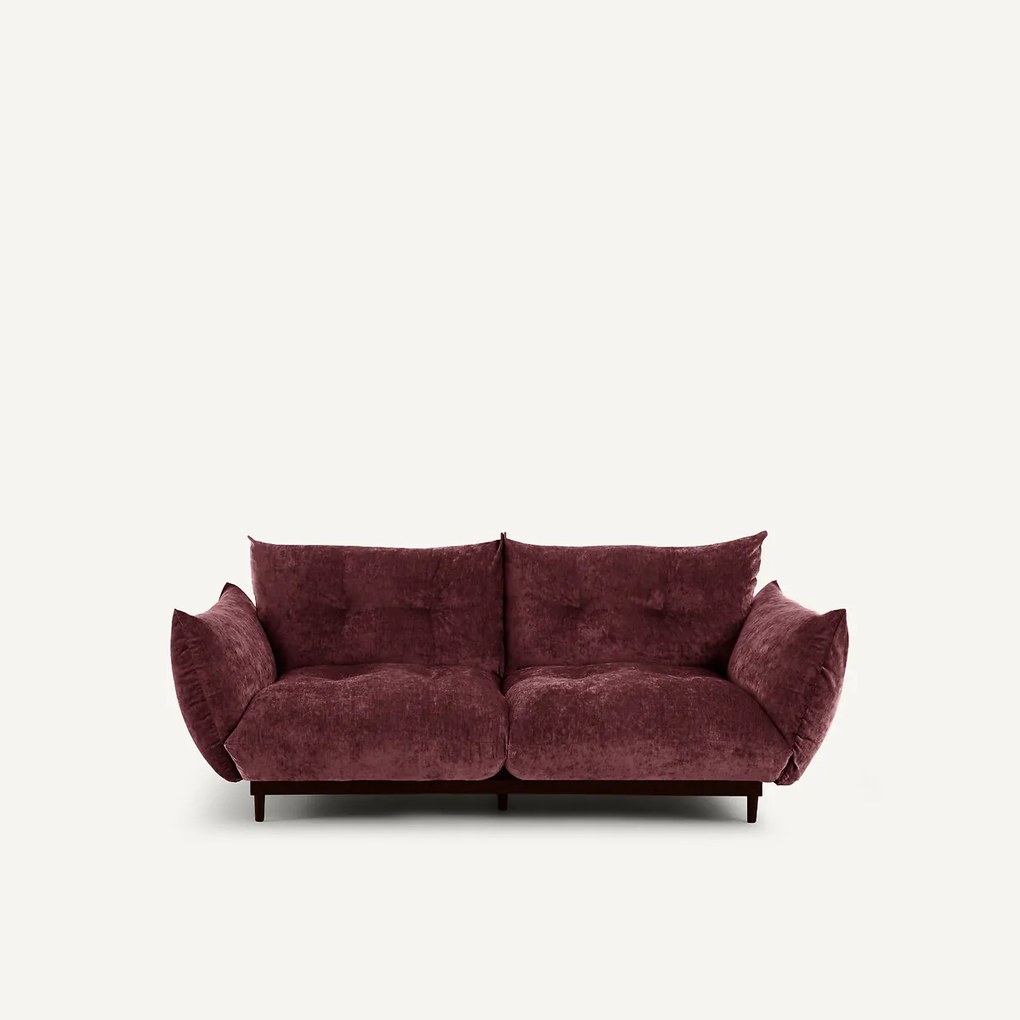 3-zits compacte bank in fluweelmix, VITORIA