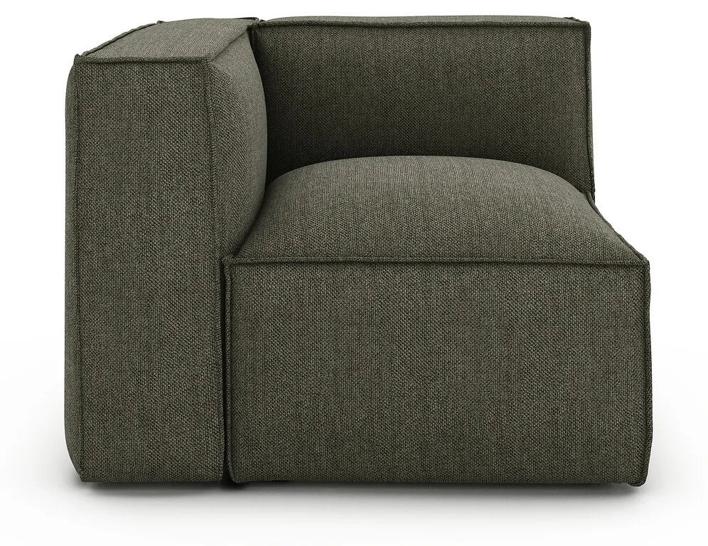 Omvormbare hoekbank, getextureerde stof, Seven