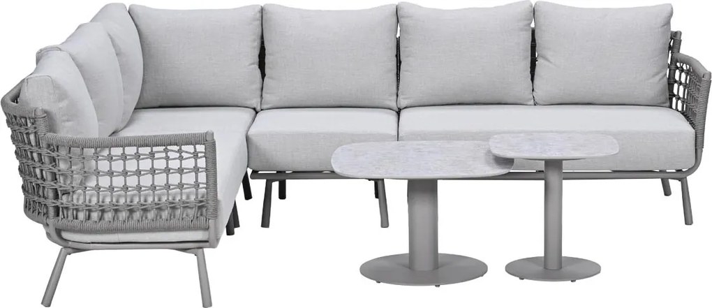Garden Impressions Maud loungeset 6-delig - taupe