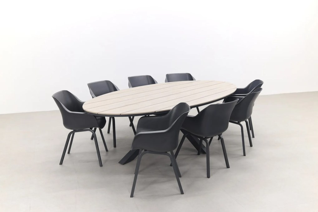 Hartman Sophie Element - Xerix / GI Edison 280x140 cm. tafel - ovale tuinset